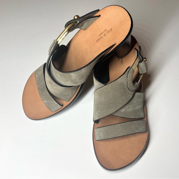 Rag & Bone Women’s August Mule Olive Green Heeled Sandals Size- 7.5 - Picture 5 of 11